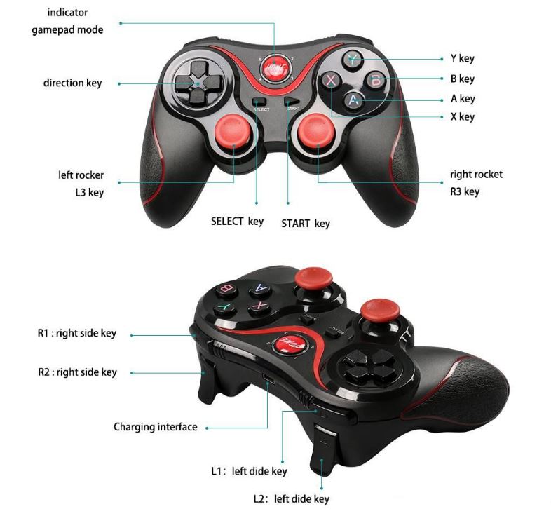 GamePad Bluetooth / Wireless C8 - Image 7