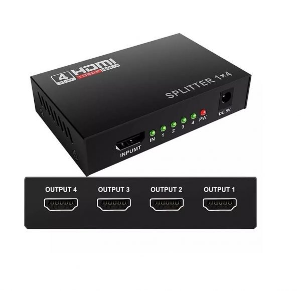 HDMI Splitter Sharing 1 In 4 Out - Image 3