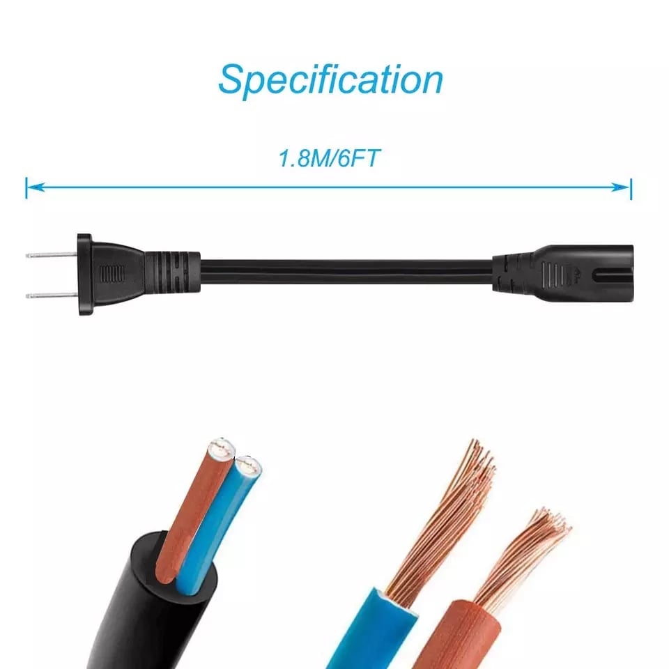 Power Cable No.8 High-Quality 1.5M - Image 6