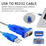 USB to Serial Com 9 Pin RS232 (M to F) 1.5M
