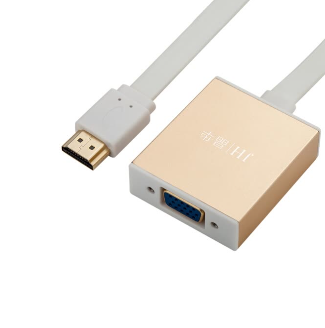 HDMI to VGA Adapter JH 4K - Techno Computer Shop | ហាង តិចណូ កុំព្យូទ័រ
