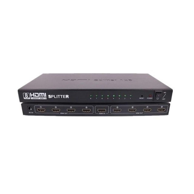 HDMI Splitter 1 in 8 out Full-HD 1080P