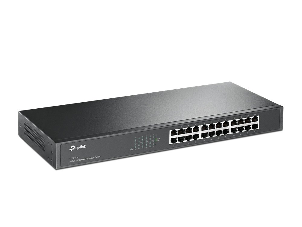 Switch 24 Port SF1024 100Mbps 19" (Iron) TP-Link - Image 2