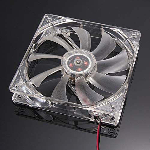 PC Fan Case 8cm 4 LED 4Pin - Image 2