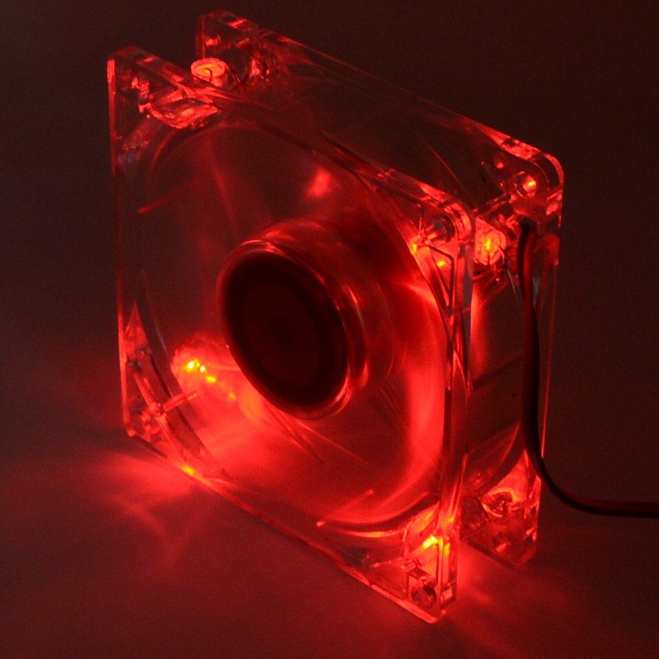 PC Fan Case 8cm 4 LED 4Pin - Image 7