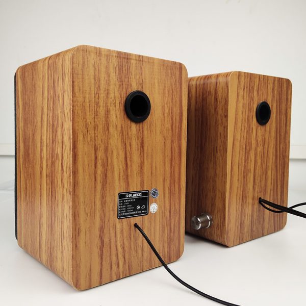 USB Speaker Wooden JT-009 - Image 7