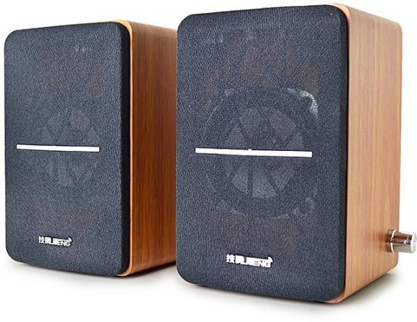 USB Speaker Wooden JT-009 - Image 5