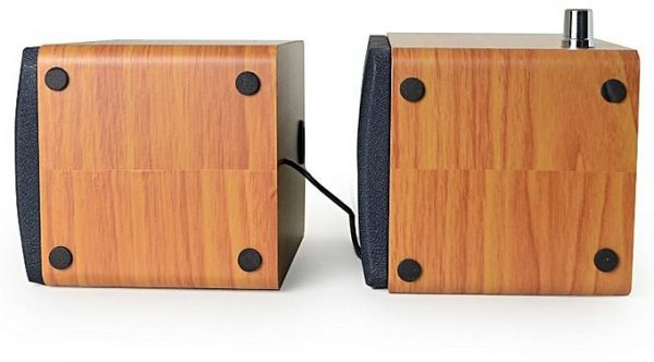 USB Speaker Wooden JT-009 - Image 4