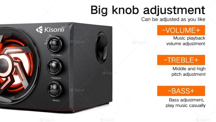 KISONLI TM-8000A LED Subwoofer speaker - Image 4