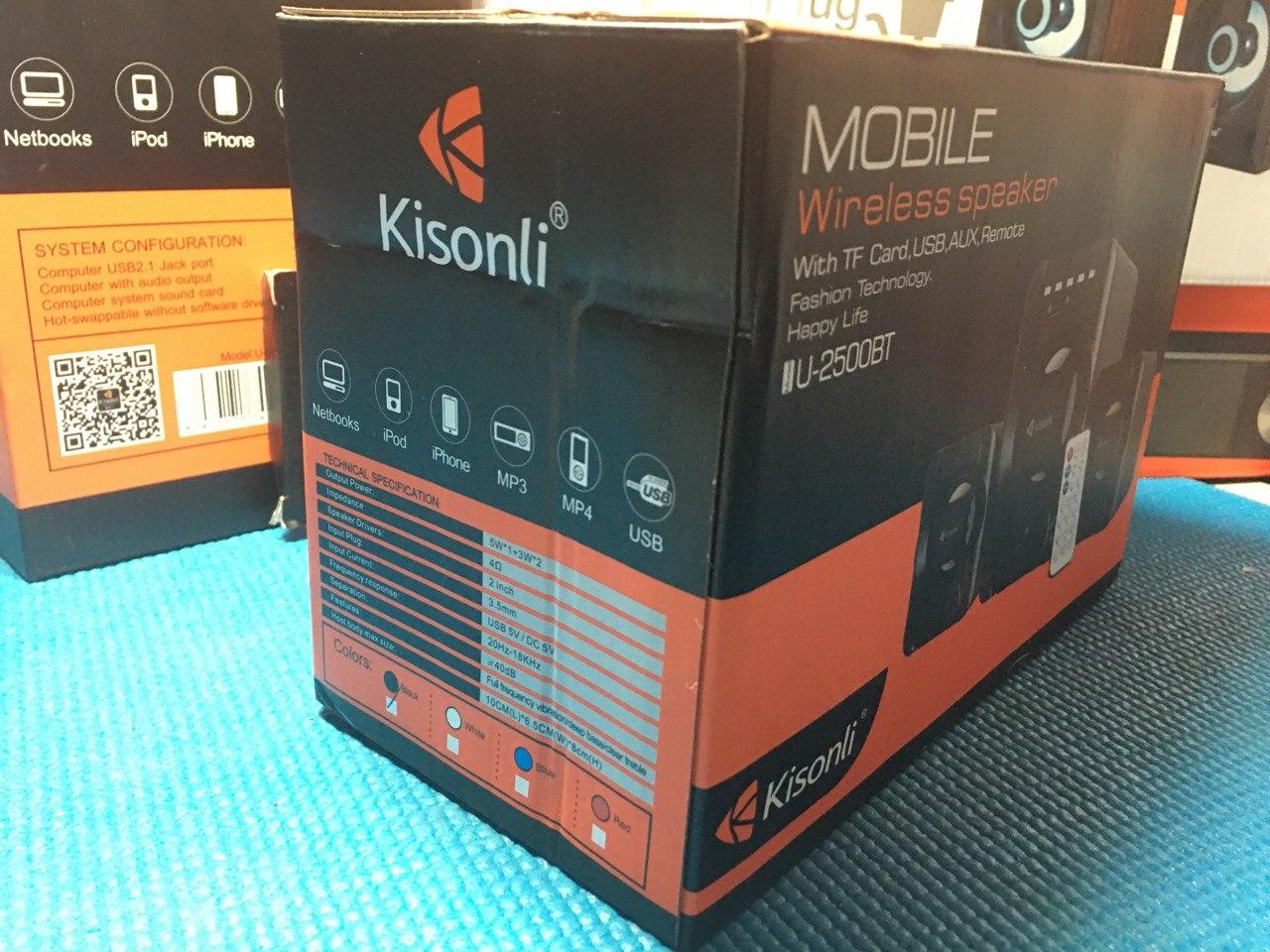 KISONLI U-2500BT 2.1 USB BLUETOOTH SPEAKER - Image 10
