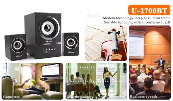 KISONLI – U2700BT multimedia 2.1 for home or office - Image 9