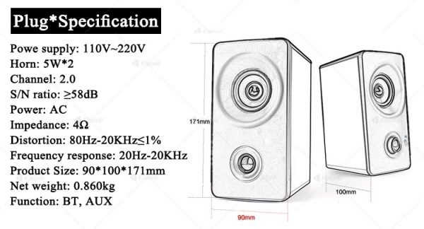 Kisonli AC-9002BT speaker - Image 11