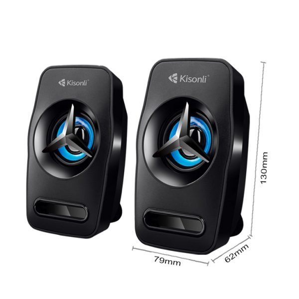 Kisonli L-3030 mini LED USB speaker - Image 3