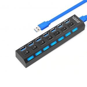 USB HUB 7 Port 3.0 with Switch