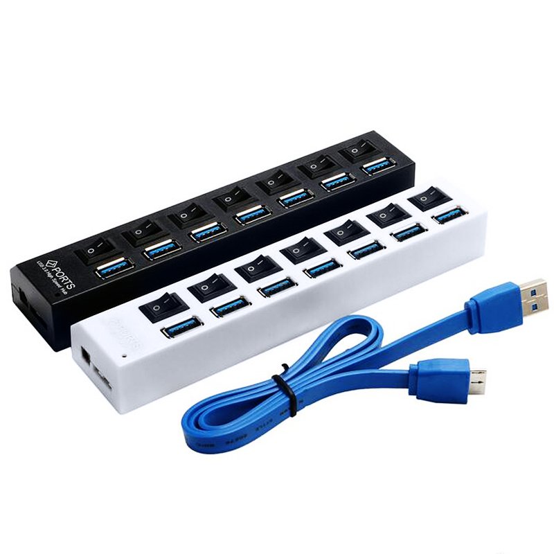 USB HUB 7 Port 3.0 with Switch - Image 2