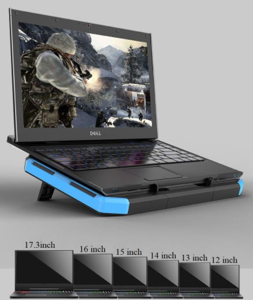 Nuoxi Q7 Laptop Cooling Pad - Image 4