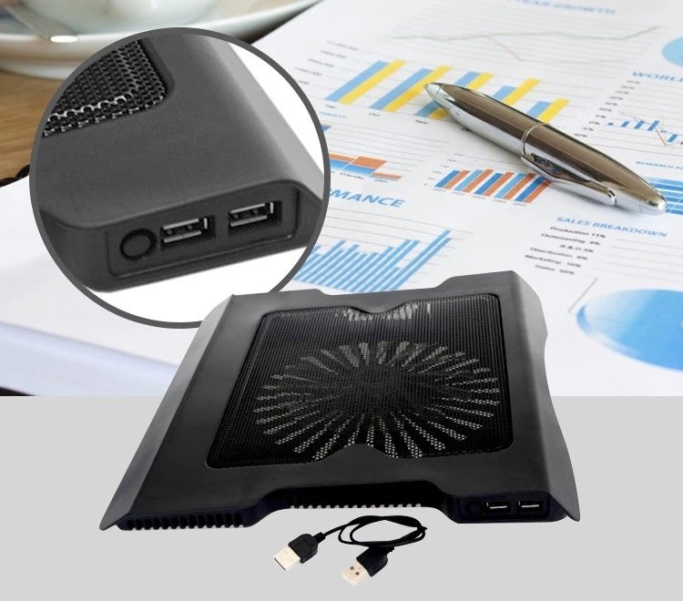 usb fan Spacer SPNC-883 laptop cooling pad - Image 2