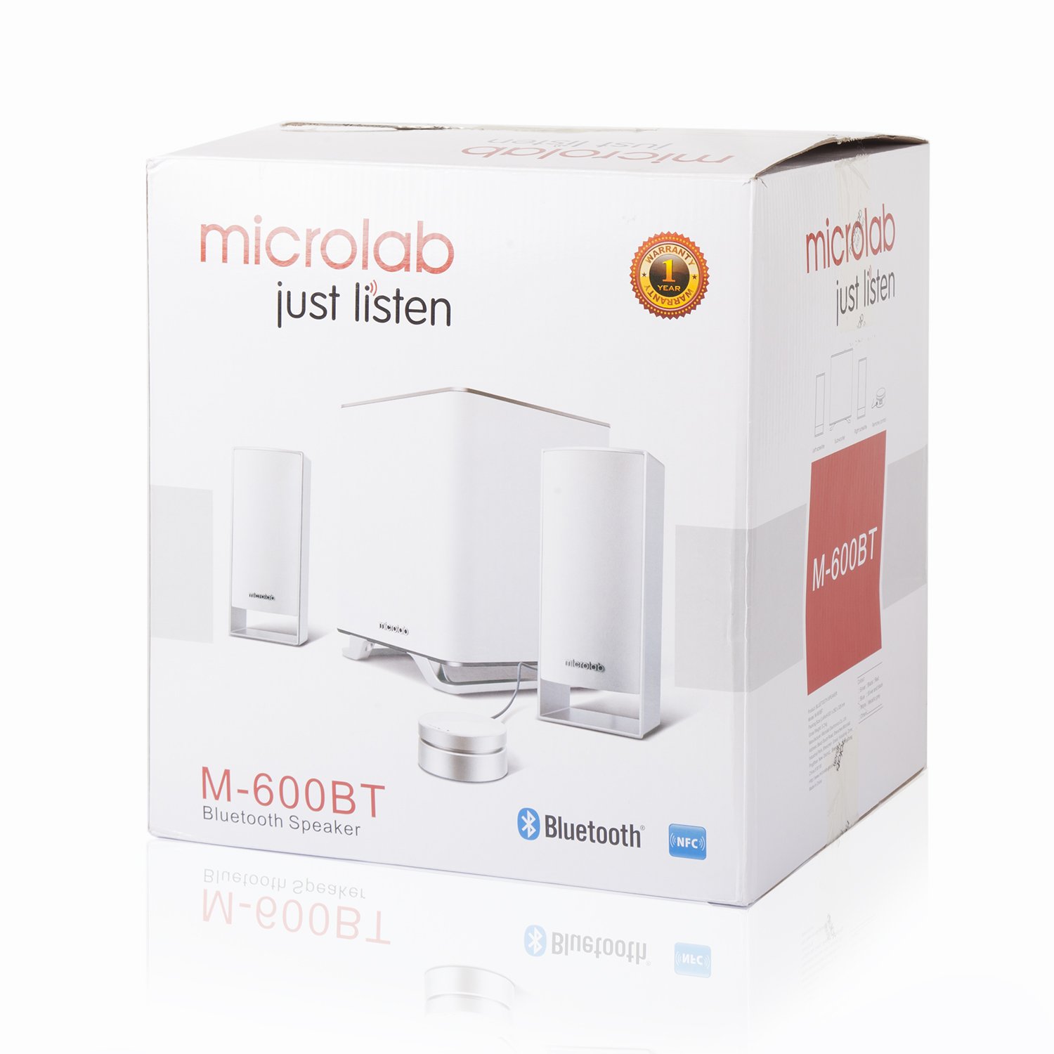 Microlab M-600BT Subwoofer 2.1 40Watt Bluetooth AUX - Image 10